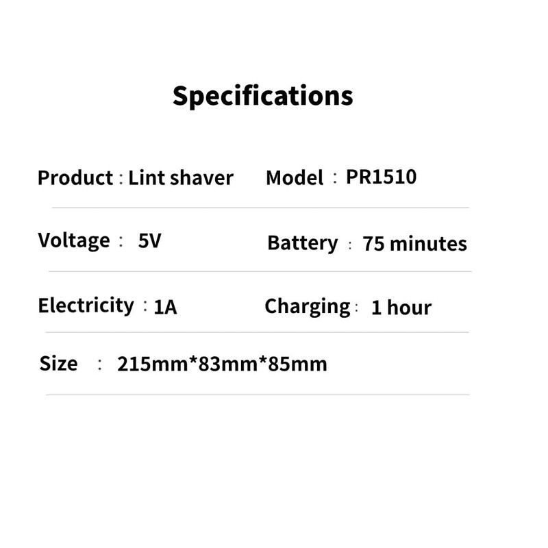 Portable 2 in 1 Electric Lint Remover, Shave or Stick,