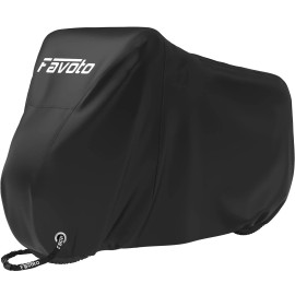 Favoto Bike Cover Waterproof Outdoor - Bicycle Covers for 1 or 2 Bikes Outside Stora...