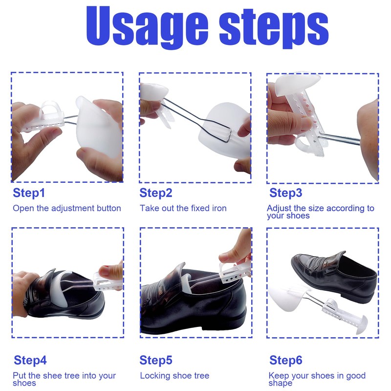 WANNUOQI 4 Pairs Shoe Tree, Plastic Shoe Trees for Women,