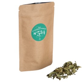 Rimoco N°524 Organic Lemon Verbena Whole – Orange, Lemon with Fine Sweetness – Typical for Its Refreshing Lemon Aroma | Organic Cultivation (DE-ÖKO-007) | 500 g in Kraft Paper Zip Fresh Bag