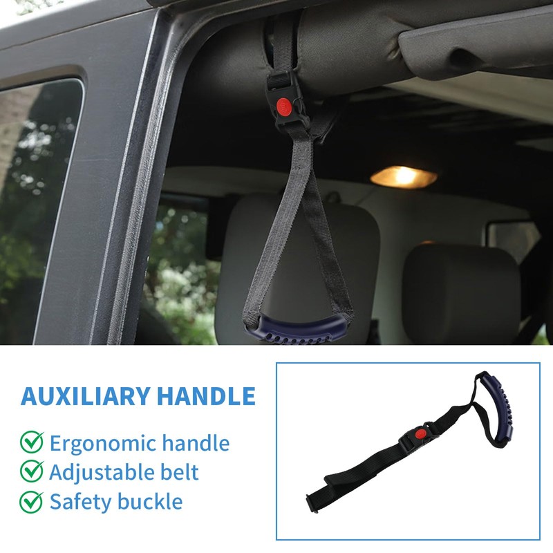 QINGYIWL Pack of 2 Car Entry Aid Car Door Handle
