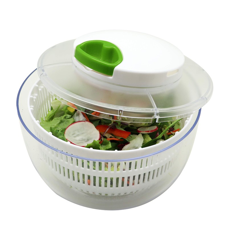 K&A Advanced Door Vegetable Colander Buff Spinner Washable Inner Lid