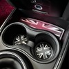 3 x Car Cup Holder Coasters, Grey Union Jack UK