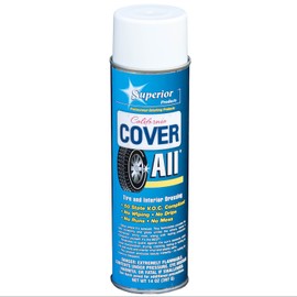 Superior Products Superior Products California Cover All Automotive Tire Shine Aerosol Spray Can & Professional Grade -Tire Dressing - High Gloss - Water Repellent & Made in America (14 oz)