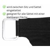 AMKA Velcro stirrup suspension for treeless saddle, closed design can
