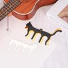 MECCANIXITY Cute Cat Shaped Metal Music Book Clip and Page