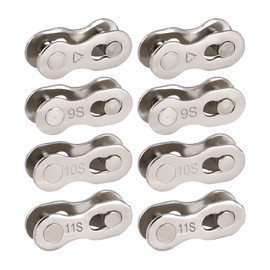 YUTOU 8 Pairs Bicycle Chain Fastener Reusable Bicycle Chain Link Chain Locks for Bicycle Chain for 6 7 8 9 10 11 Speed Quick Coupling