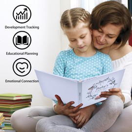 Yogayet Baby Memory Book for Boys and Girls with Baby Stickers, 118 Pages First 5 Year Record Baby Book Keepsake Baby Milestone Book - 9.8" x 9.8" Baby Album and Memory Book