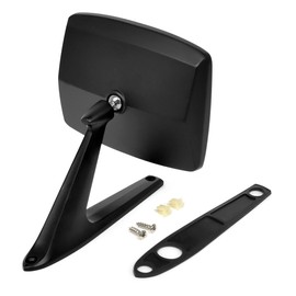 Outside Mirror Satin Black Driver or Passenger Side For 1971-1980 International Harvester Scout II