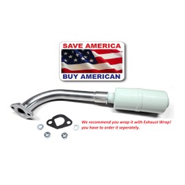 Exhaust With Muffler for: Coleman BT200x Mini Bike.