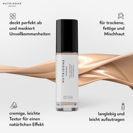 NUTRIDOME Body & Spirit Opaque Face Primer in Liquid for Mixed Skin Mature Oily Dry Fluid Face Covering Makeup & Makeup Cosmetics 03 Nude 30 ml