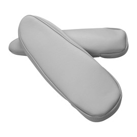 SUNBREATH Compatible with Car Front Seat Armrest Cover for Toyota Sienna 2011 2012 2013 2014 2015 2016 2017 2018 Microfiber Leather Seat Arm Rest Cover for Front Driver and Passenger Side 2PCS Gray