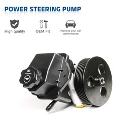 Power Steering Pump Replacement For Compatible with 2006-2011 Chevy Impala, 2006-2007 Chevy Monte Carlo Power Assist Pump Replace # 20-69989