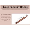 Wooden Crochet Hook | Knitting Needle with Ergonomic Soft Grip