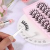 10 Pairs False Eyelashes, Dramatic Cartoon Eyelashes, Wet Look 16mm