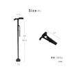 Cane Cane Foldable/Folding Lightweight with LED Light, free standing Stretched