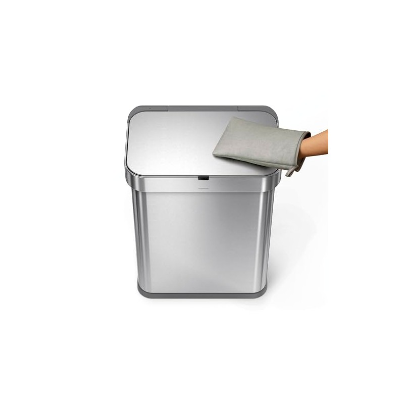 simplehuman Microfiber Cleaning Mitt for Stainless Steel 6" x 9-3/4"