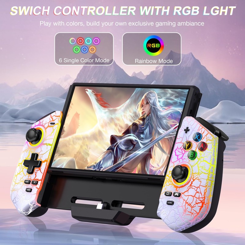 ALEEMTRY Switch Controller, Wireless Switch Pro Controller Handheld Modus mit