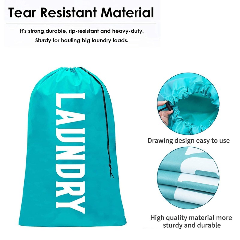 2 Pack Extra Large Laundry Bag Foldable Storage Bag with