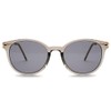 SPEED ADDICT CLEAR WELLINGTON SUNGLASS, CLEAR GRAY/GOLD x LIGHT SMOKE