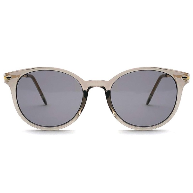 SPEED ADDICT CLEAR WELLINGTON SUNGLASS, CLEAR GRAY/GOLD x LIGHT SMOKE