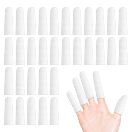 Thumb Bandage Finger Bandage ，Finger Cots – 200 Pcs Cotton Finger Protectors, Soft & Breathable Finger Covers for Protection, Crafts & Work Safety Kitchen