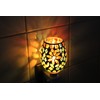 Folkart CNJYK3 Cute, Handmade, Glasswork, Mossa, Foot Lamp, Flower, Yellow