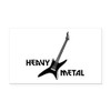CafePress Heavy Metal Rectangle Car Bumper Magnet
