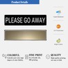 Please Go Away Wall Decor Metal Signs Road Street Signs