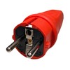 Rubber Power Plug 230 V, 16 A, IP44, Waterproof Plug,