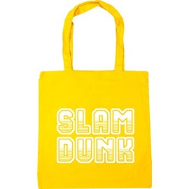 Hippowarehouse Slam dunk basketball Tote Shopping Gym Beach Bag 42cm x38cm, 10 litres