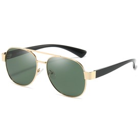 LVIOE Aviator Polarized Sunglasses for Men Women Trendy Classic Retro Shades with UV400 Protection for Driving Fishing LS1204