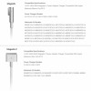 Universal Replacement DC Repair Cable Cord "T Tip" For 45W