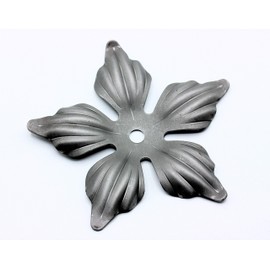 UHRIG Decorative rosette diameter 140 mm wrought iron e.g. for welding into fence, railings, window grille and much more.