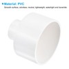PATIKIL PVC Reducer Pipe Fitting 90mm to 40mm ID, Straight