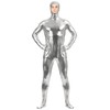 VSVO Shiny Spandex Open Face Full Bodysuit Zentai Suit for