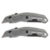 CRAFTSMAN Utility Knife, Quick Change, Retractable, 6 Blade, 2-Pack (CMHT10588)