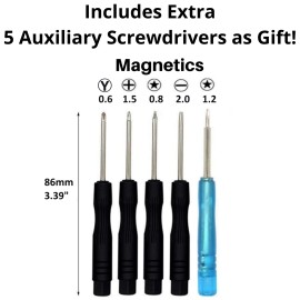 Kingsdun Laptop repair tools for Computer Cell Phone Mobile PC Spudger Metal Pry Kit Set