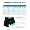 unitop Men's Swim Trunks with Compression Liner Quick Dry Bathing