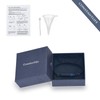 constantlife Birthstone Crystal Cube Urn Bracelet for Ashes Braided Rope