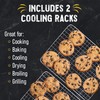 Checkered Chef Cooling Rack for Cooking and Baking - 8”
