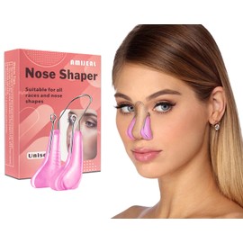 AMIJEAL Nose Shaper Clip - Up Lifting Clip, Pain-Free Soft Silicone Nose Slimming Device, Bridge Straightener Corrector Beauty Tool