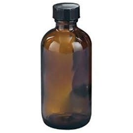 16 Ounce 12 Pack HEAVY AMBER GLASS Boston Round 16 Ounce Bottles With Lined Caps