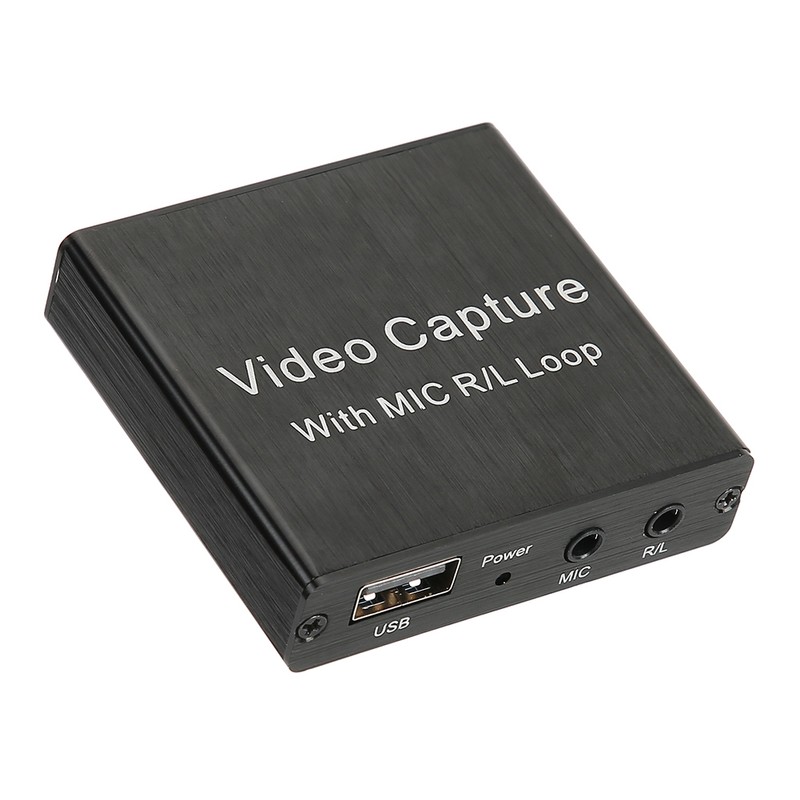 Video Capture Card USB2.0 HDMI Loop‑Out Support 4K Electronic Equipment
