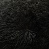 ERLOXO Fluffy Black Faux Fur Comforter Cover Set Twin，Fluffy Fuzzy
