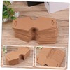 LALAFINA 500sheets Necklace Display Cards Blank Earring Packing Cards for