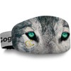 Premium Ski Goggles Cover, protects goggles from scratches, wolf design