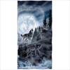 Zomer Beach Towel 70 x 140 cm Printed Microfibre Bath
