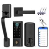 BEBASIA Heavy Duty Fingerprint Smart Door Lock for Front Door,