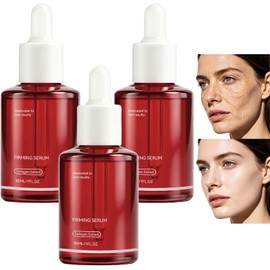 Suero Reafirmante para Rostro Y Cuello, Suero Facial Antiarrugas (3PCS) Suero estirador de estiramiento de la piel para arrugas, suero iluminador antienvejecimiento, cuidado hidratante y rellenador